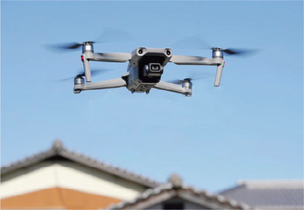 ドローンによる状況確認